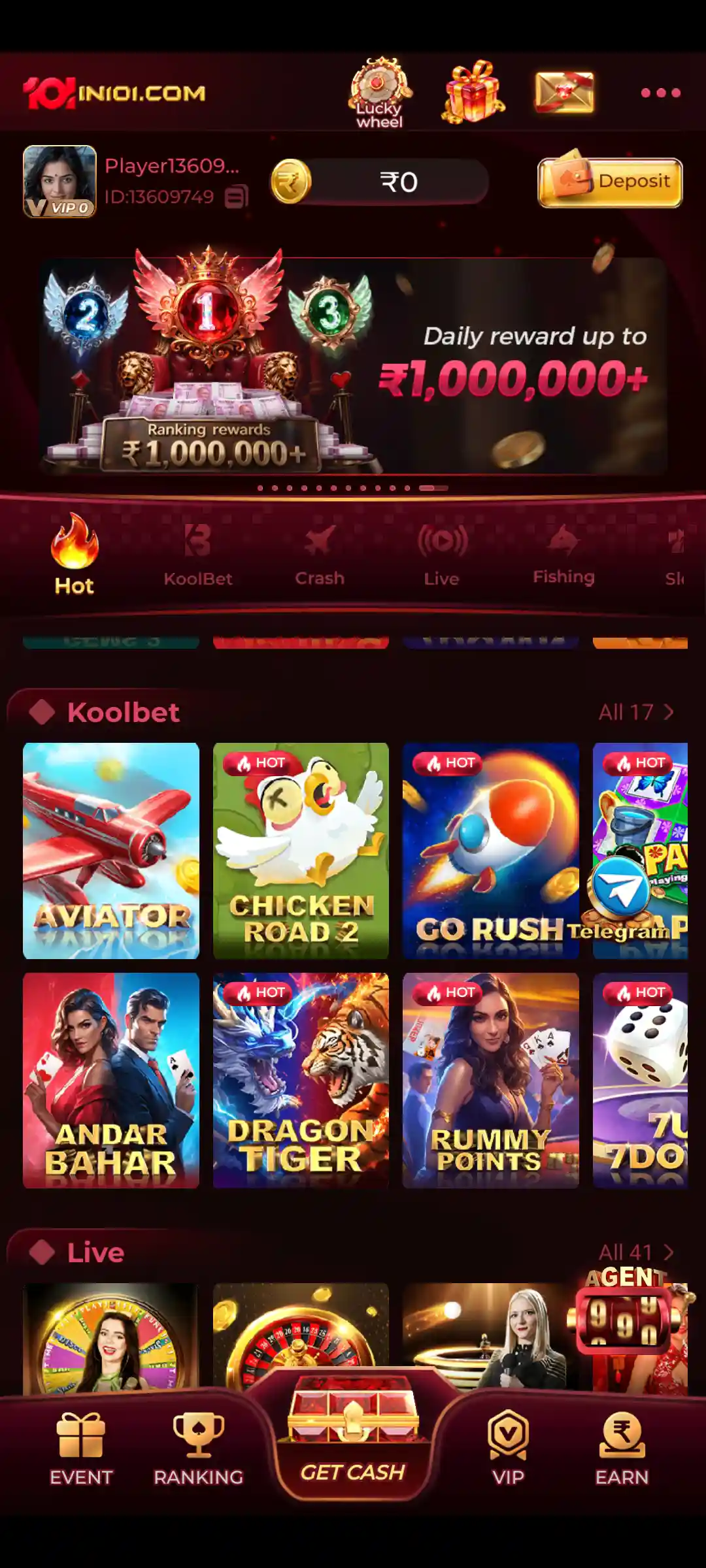 IN101 Game online games and mobile categories